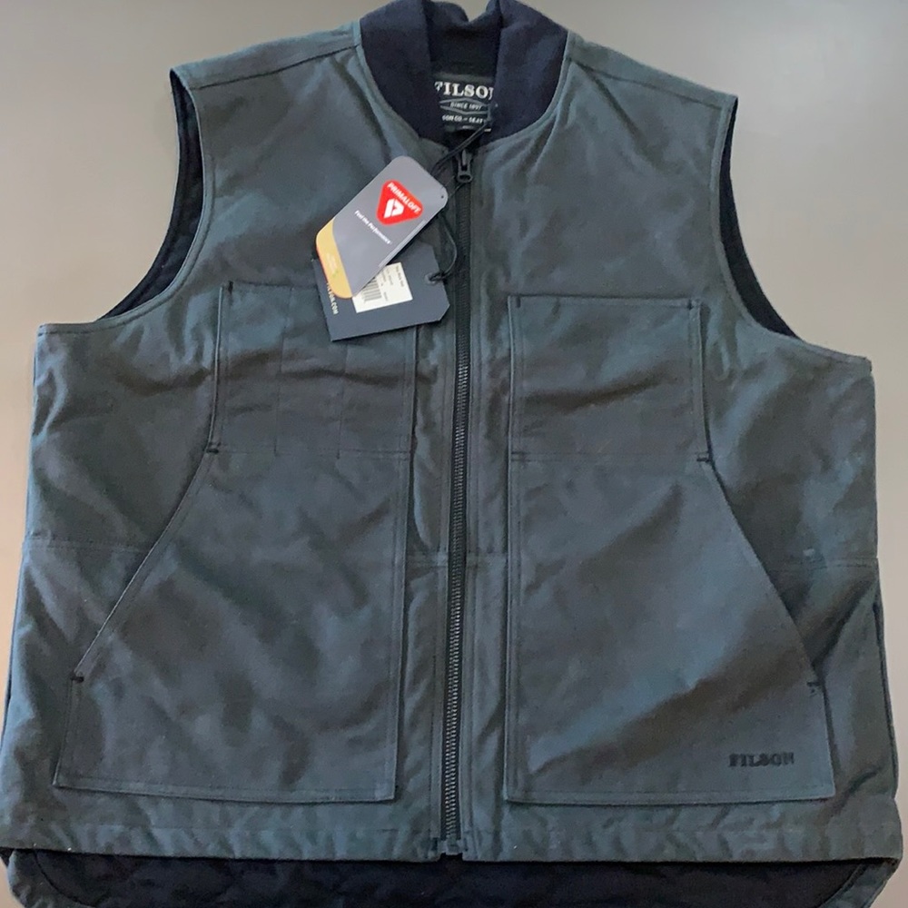 Filson Men’s AX Work Vest Faded black